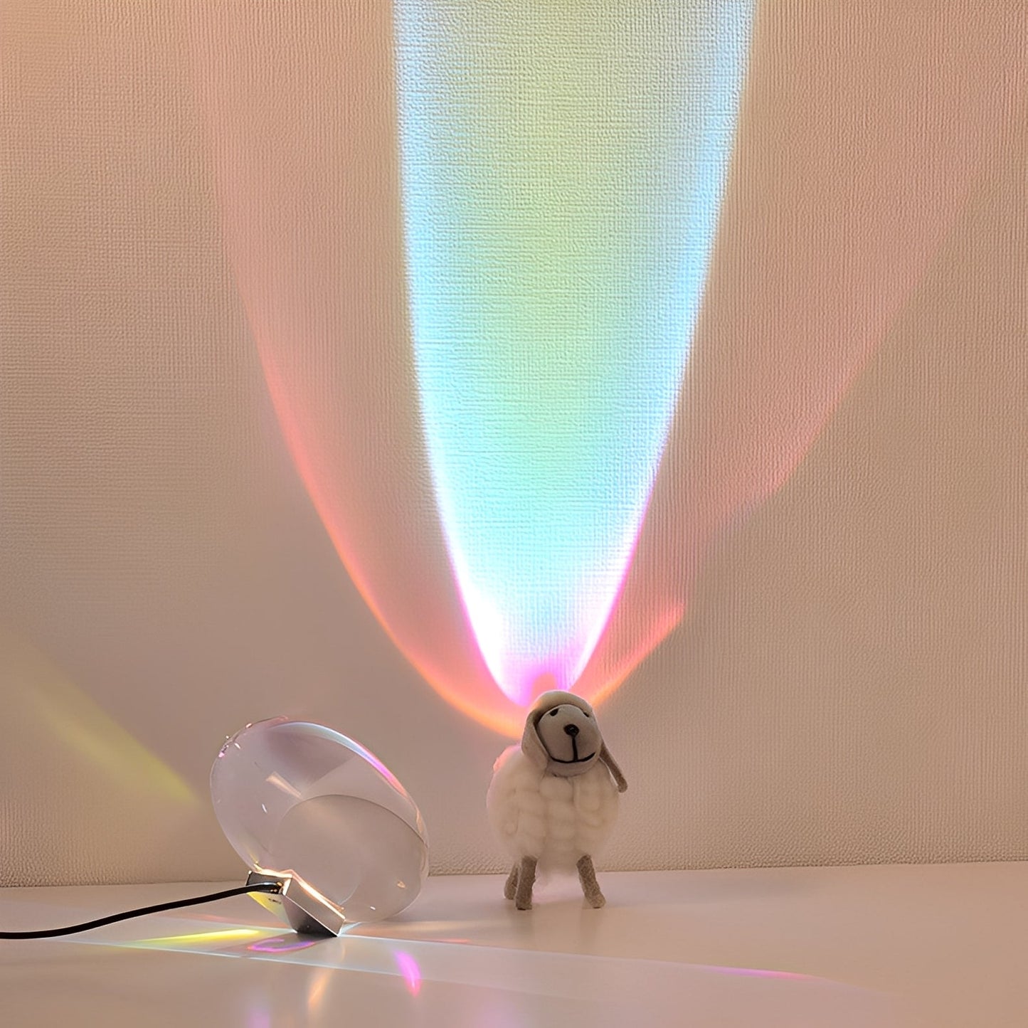 Awra – Lampe Cristal avec Éclairage LED