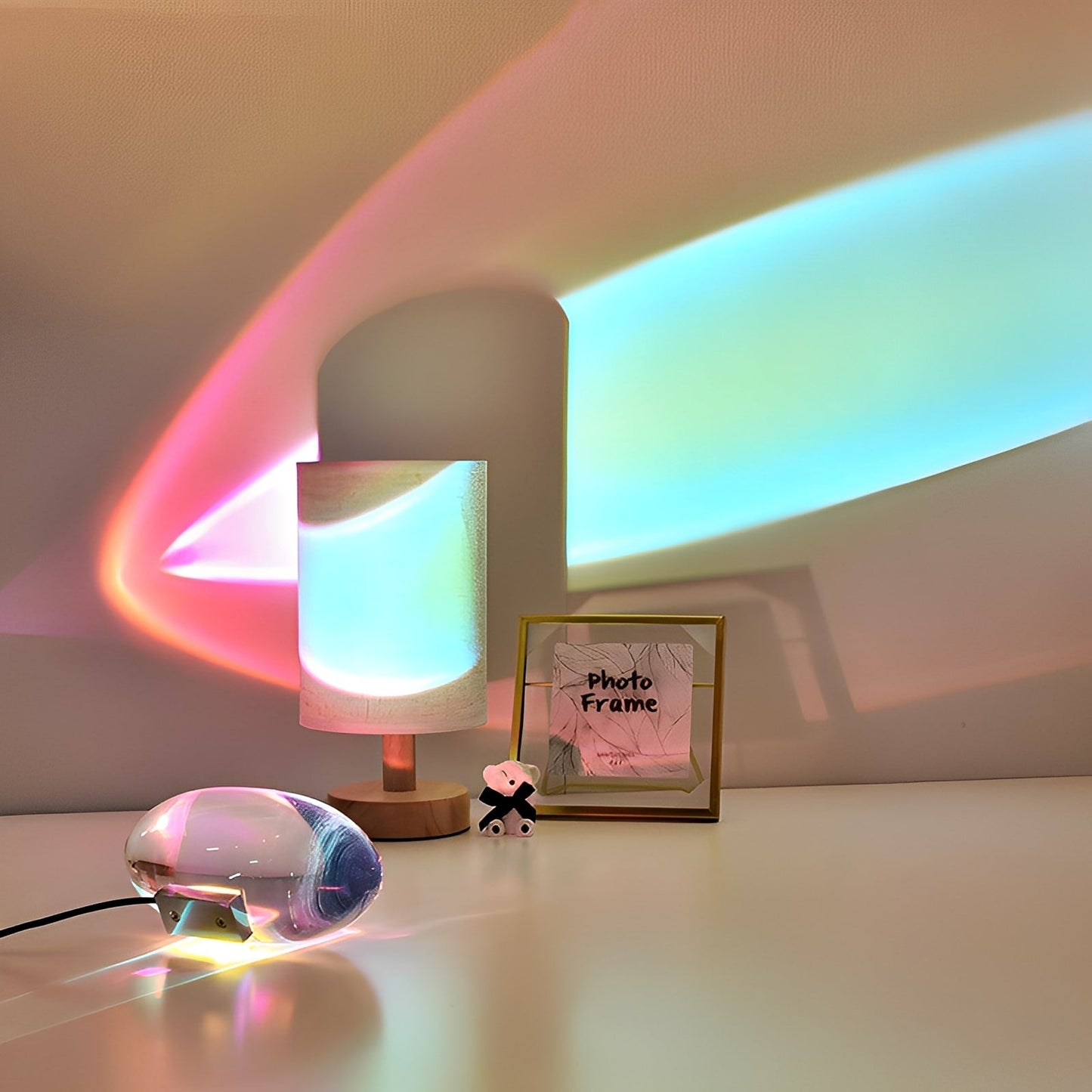 Awra – Lampe Cristal avec Éclairage LED