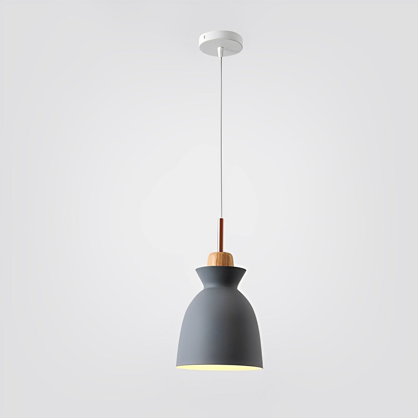 Mateo – Lustre en bois industriel