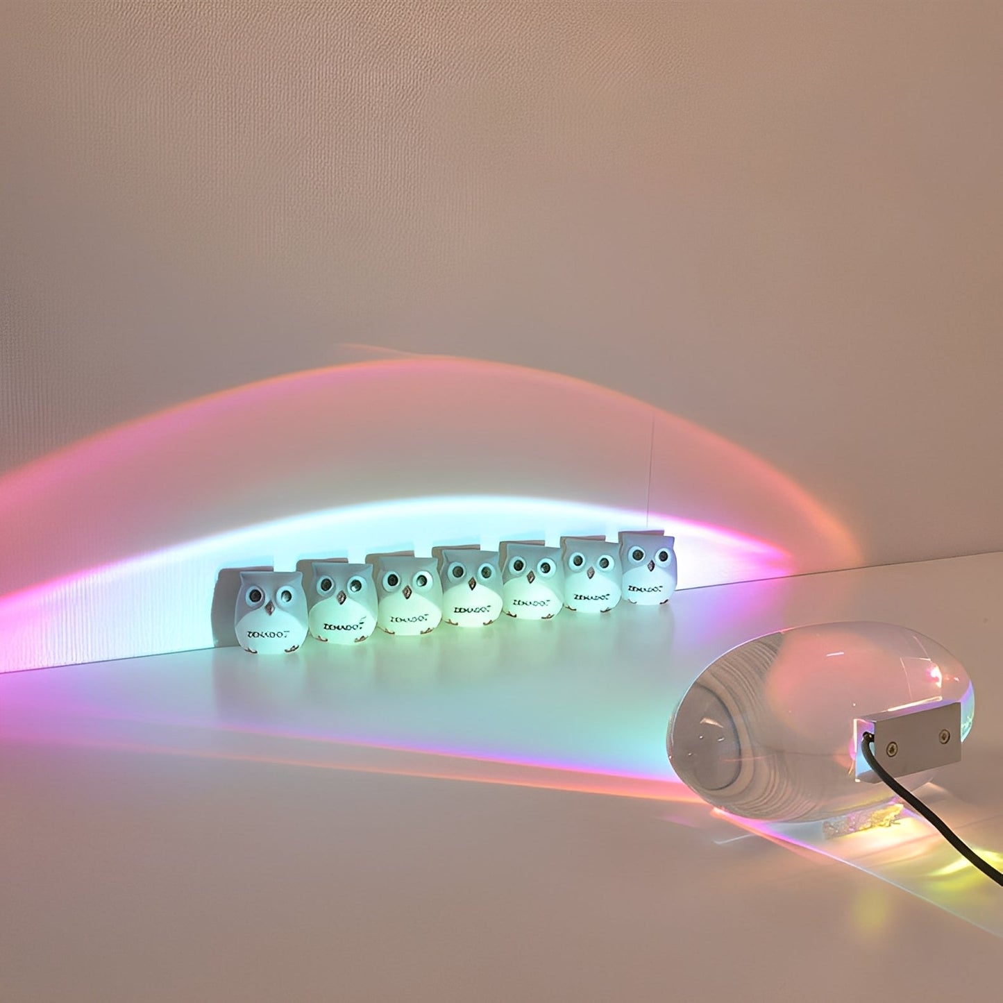 Awra – Lampe Cristal avec Éclairage LED