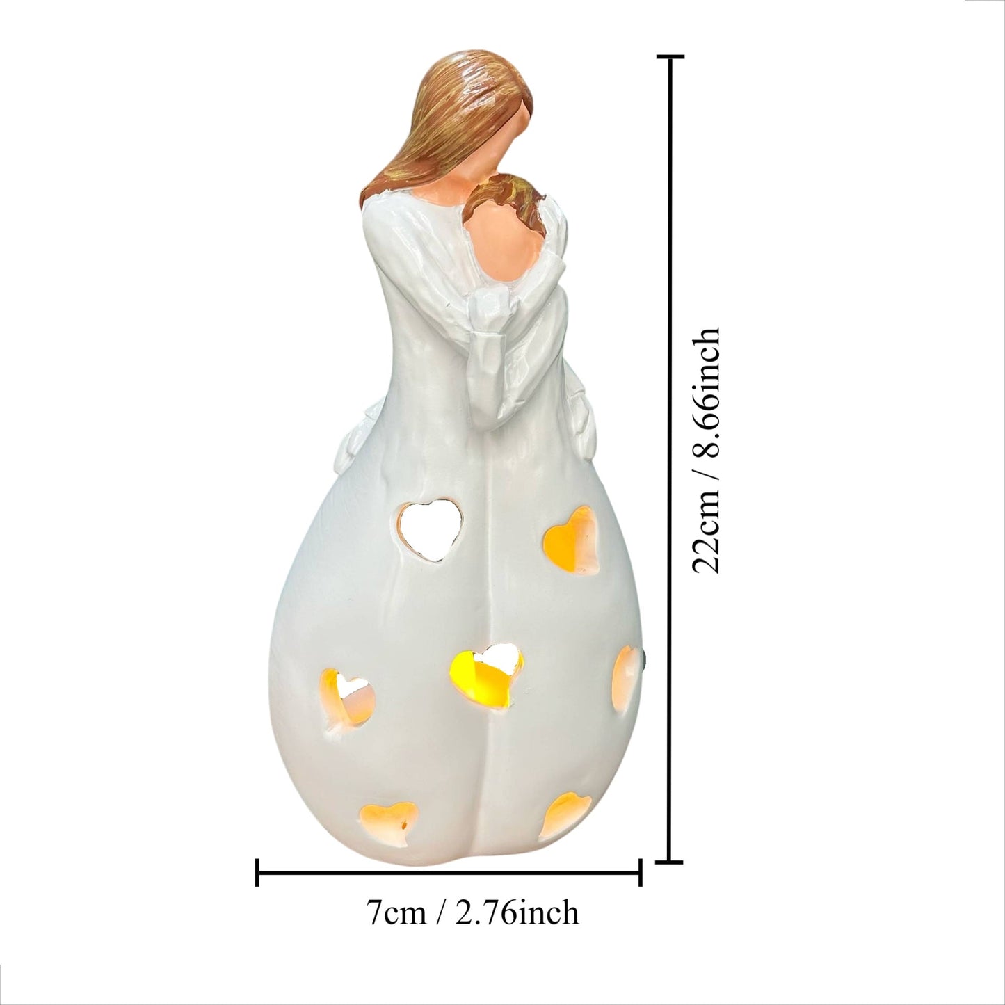 FlammeÉternelle – Lampe LED romantique, symbole d’un amour infini