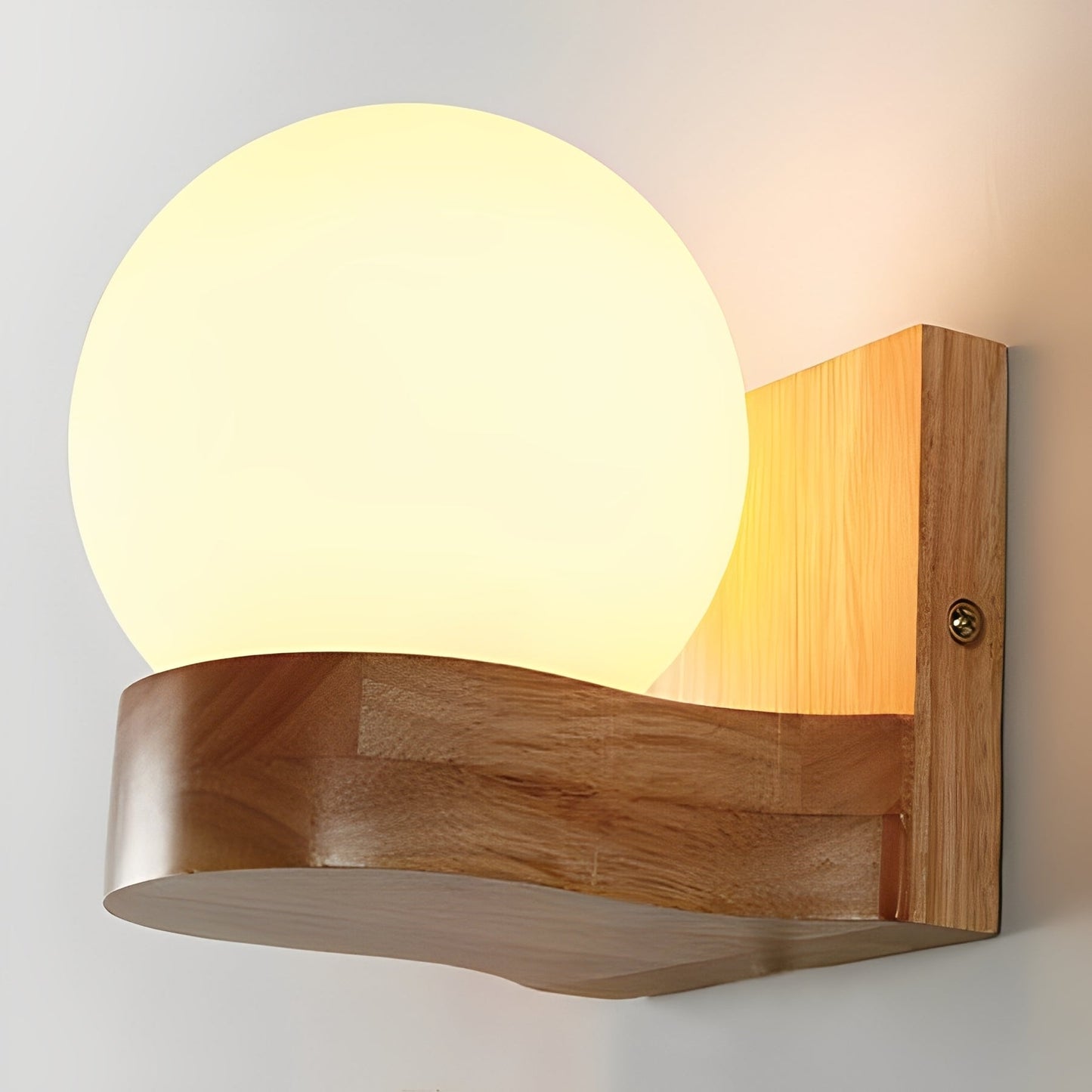 Alvaro – Lampe Murale en Bois Noble