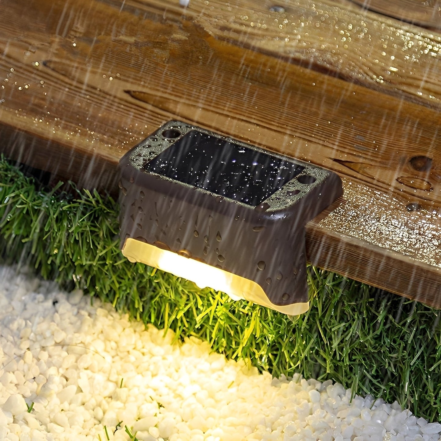 Solis – Lampe LED à énergie solaire pour marches