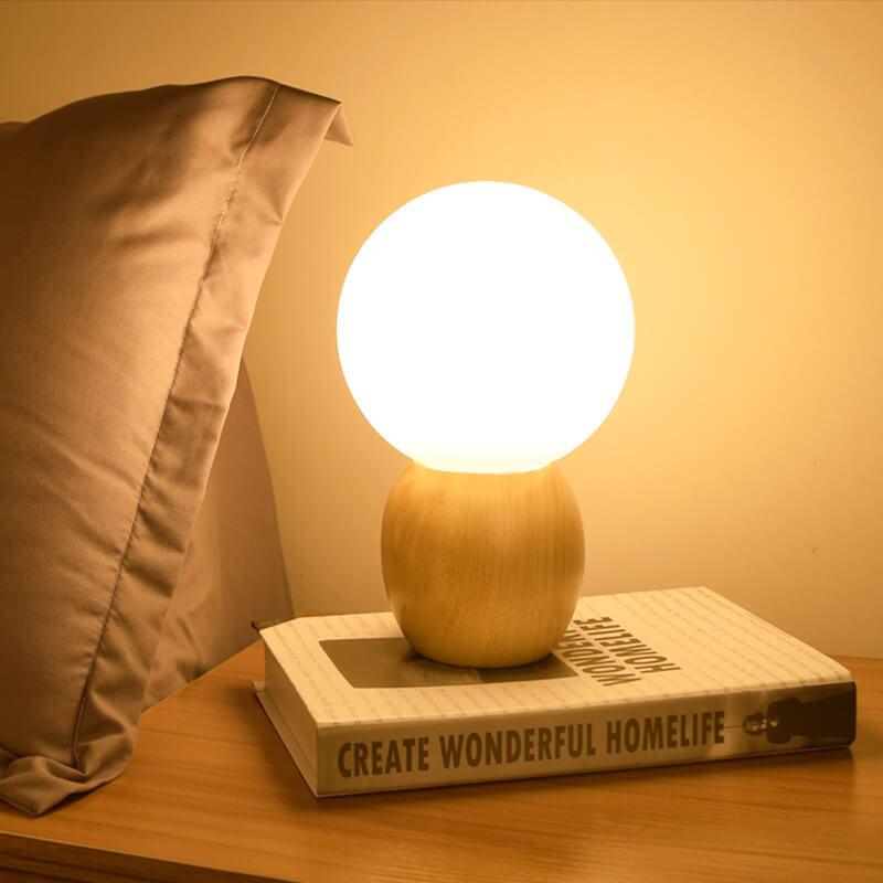 Selina – Créatif Boule de Verre Lampe de Table