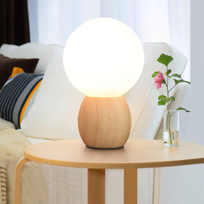 Selina – Créatif Boule de Verre Lampe de Table