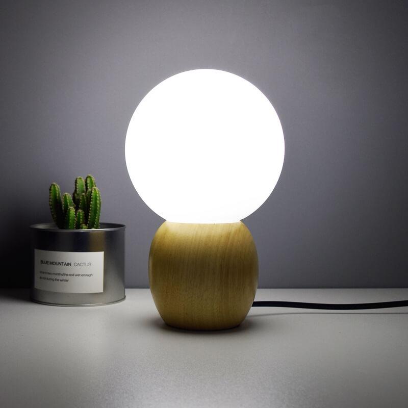 Selina – Créatif Boule de Verre Lampe de Table