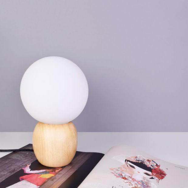 Selina – Créatif Boule de Verre Lampe de Table