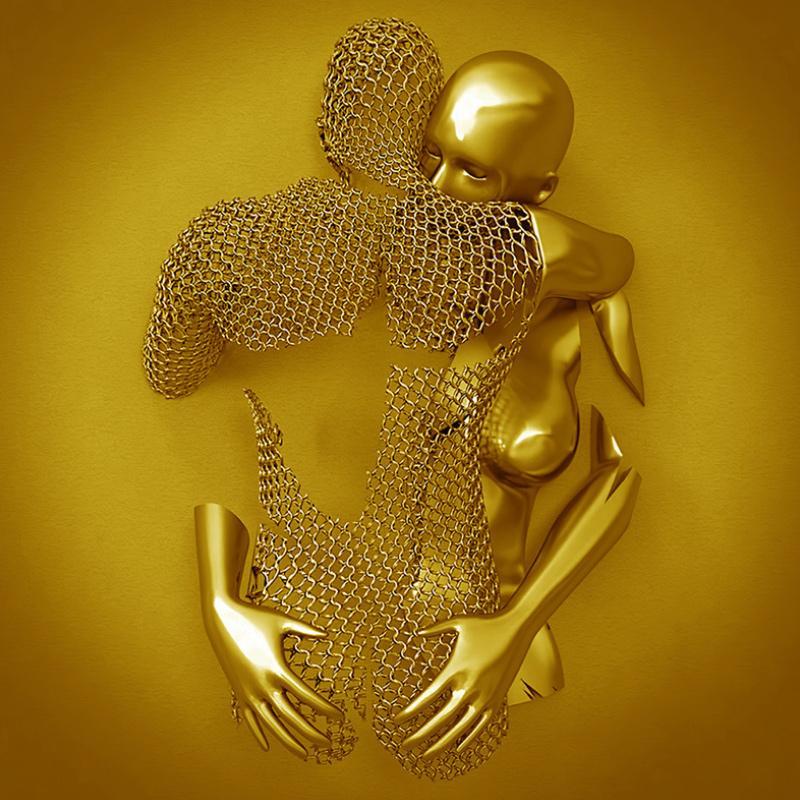 Écho d’Amour – Tableau mural en 3D