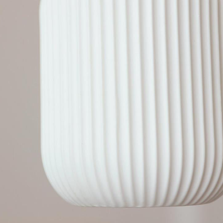 Haru – Lampe Suspendue en Bois et Céramique Rustique