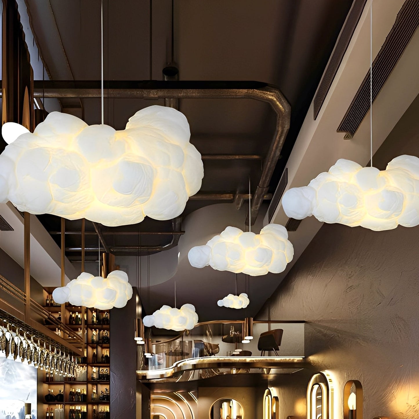 Nimbus – Lampe d'Art Nuage LED Nordique