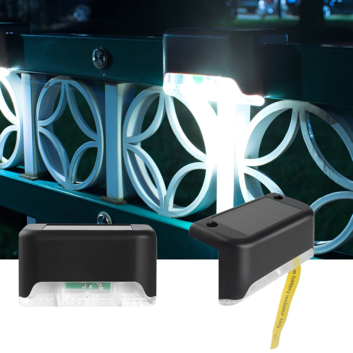 Solis – Lampe LED à énergie solaire pour marches