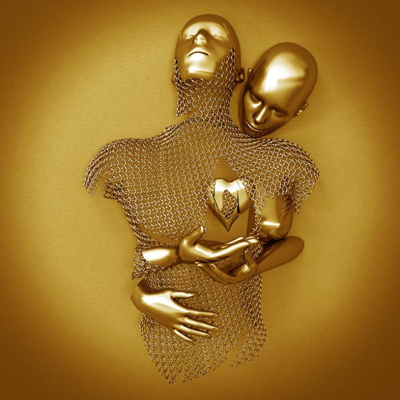 Écho d’Amour – Tableau mural en 3D