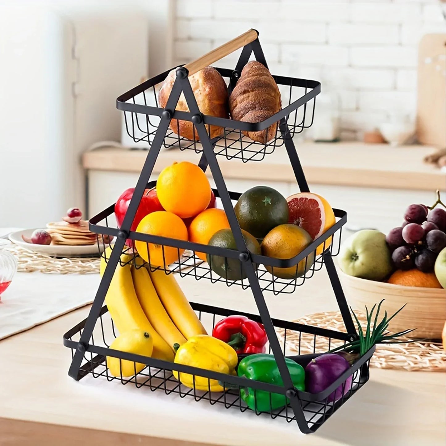 Support de panier à fruits amovible