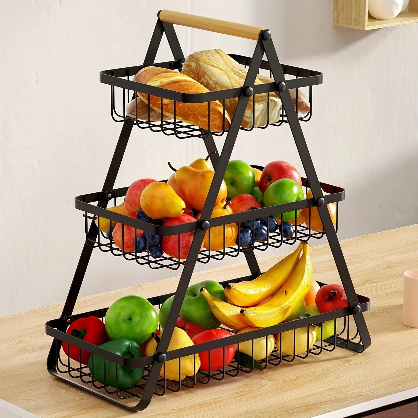 Support de panier à fruits amovible