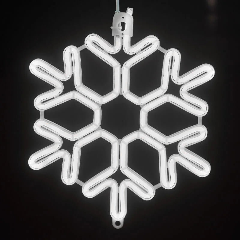 Frostella – LED Lumière Flocon de Neige pour Décoration Extérieure de Noël
