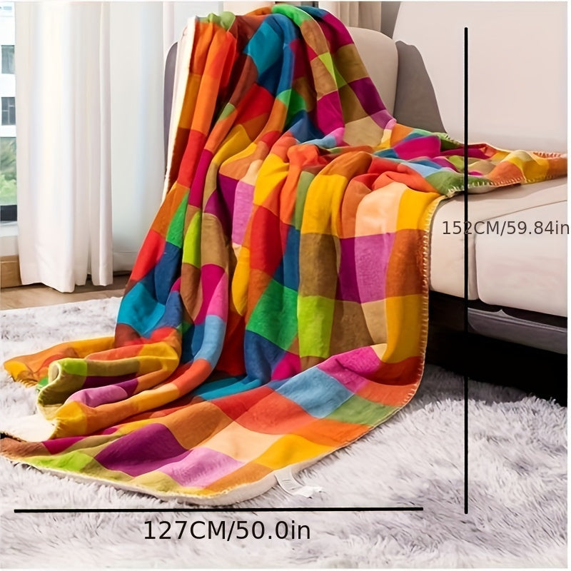 Nolan – Couverture Sherpa double face en polaire de coral pour chaleur élégante