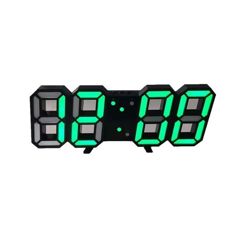 LumiHorloge – Horloge murale LED 3D avec intensité réglable
