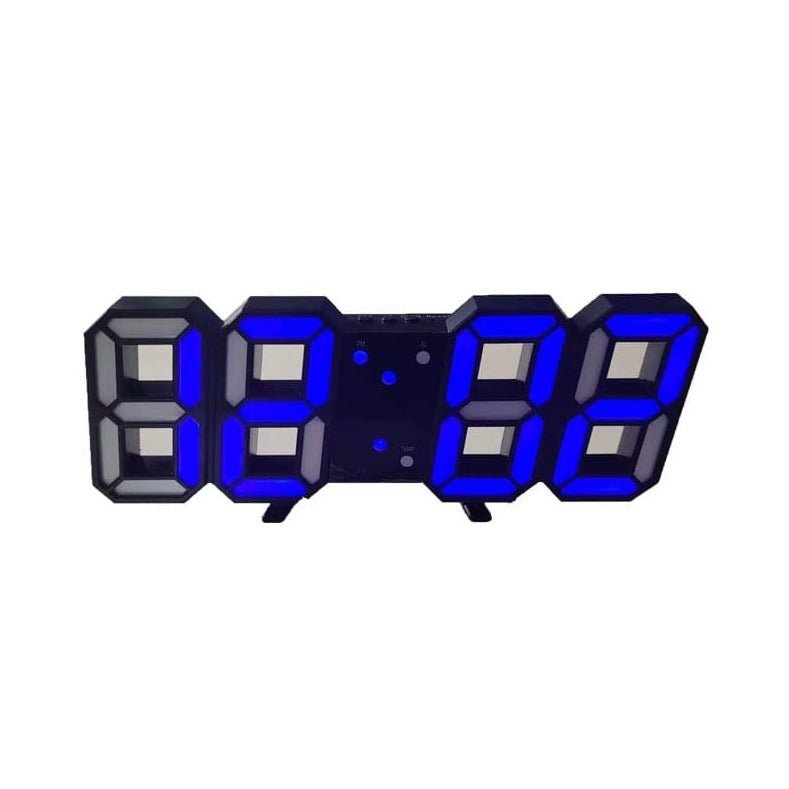LumiHorloge – Horloge murale LED 3D avec intensité réglable