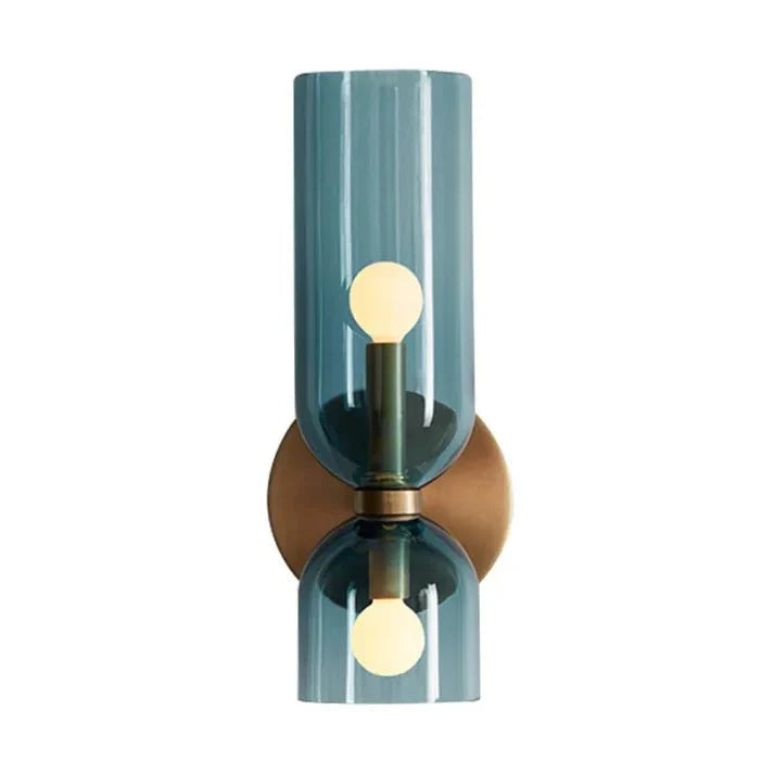DuoVerre – Applique murale LED à double tête en verre élégant