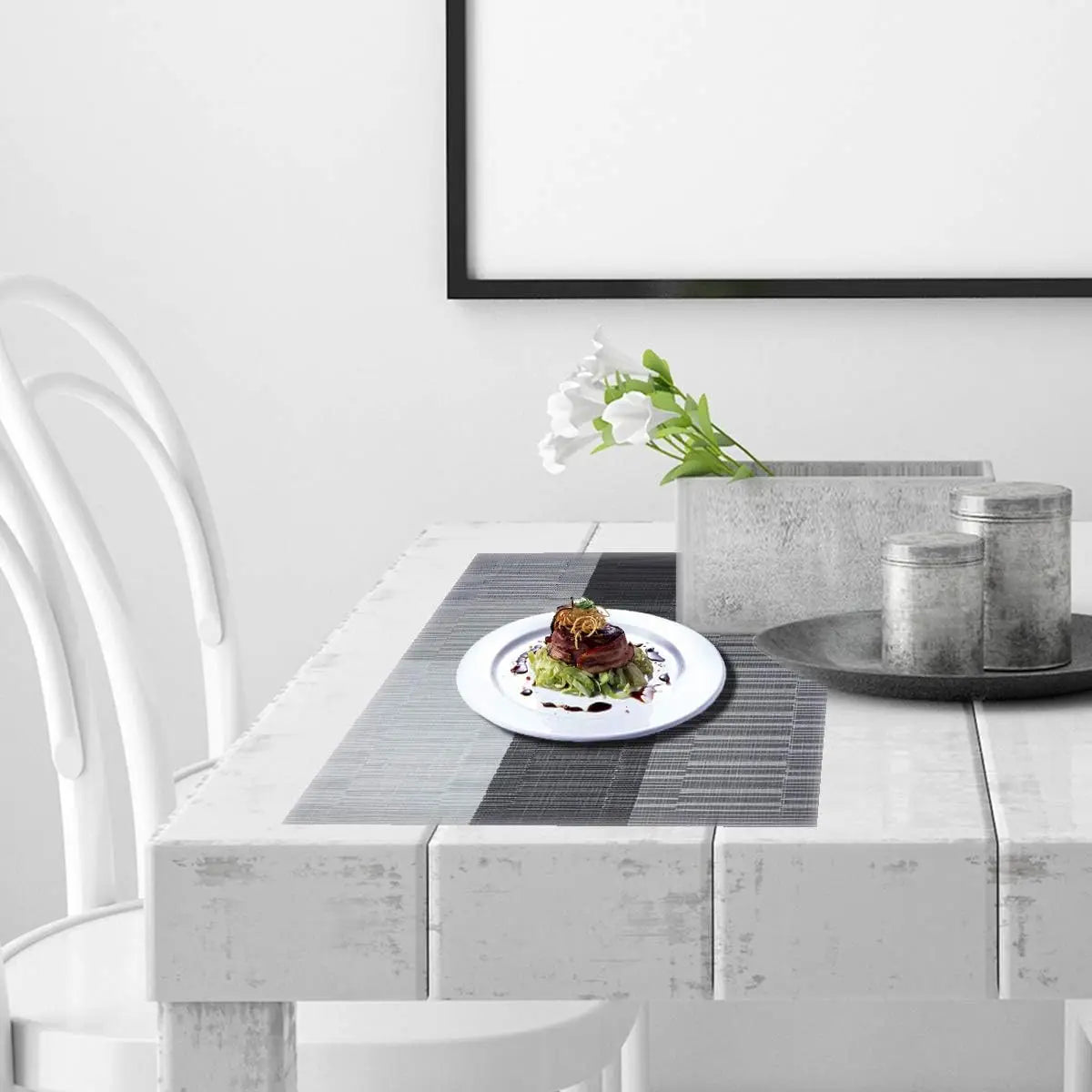 Sets de table tissés de style occidental