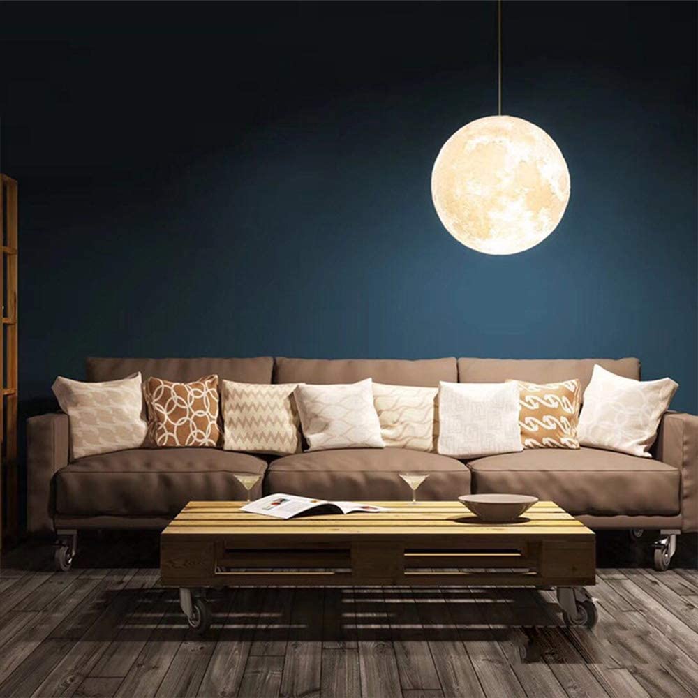 LuneCréa – Suspension lumineuse 3D en forme de lune