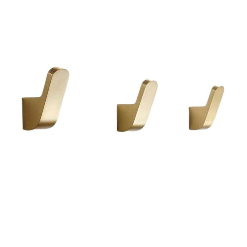 Tarah – Crochet mural en laiton brossé