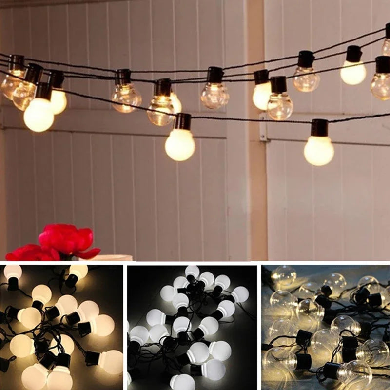 Guirlande lumineuse solaire à LED pour l'extérieur
