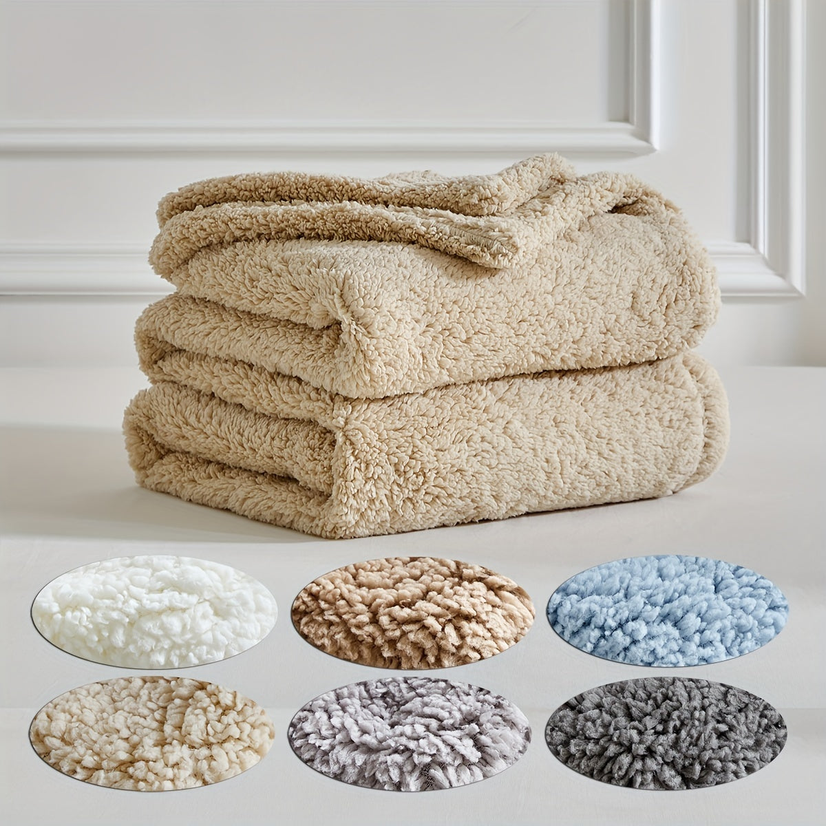 NuageChaud – Couverture sherpa douce & réversible