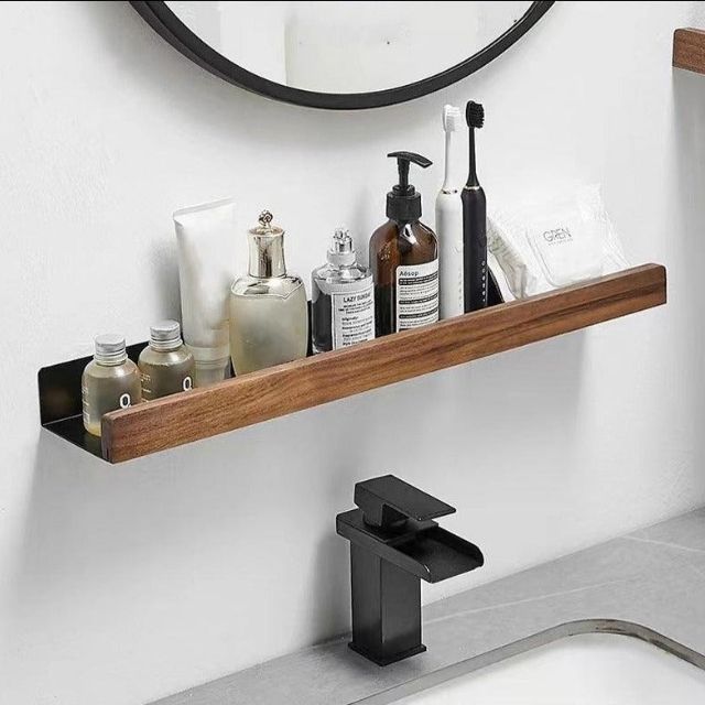 ÉtagiBois – Étagères de salle de bain sans perçage