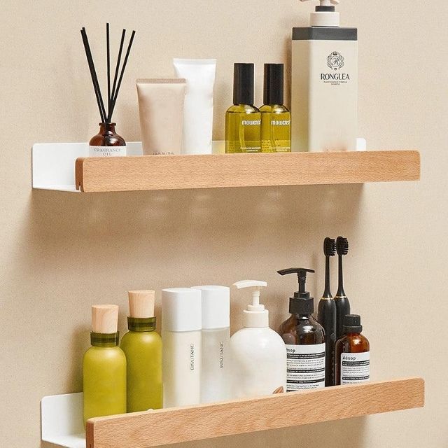 ÉtagiBois – Étagères de salle de bain sans perçage