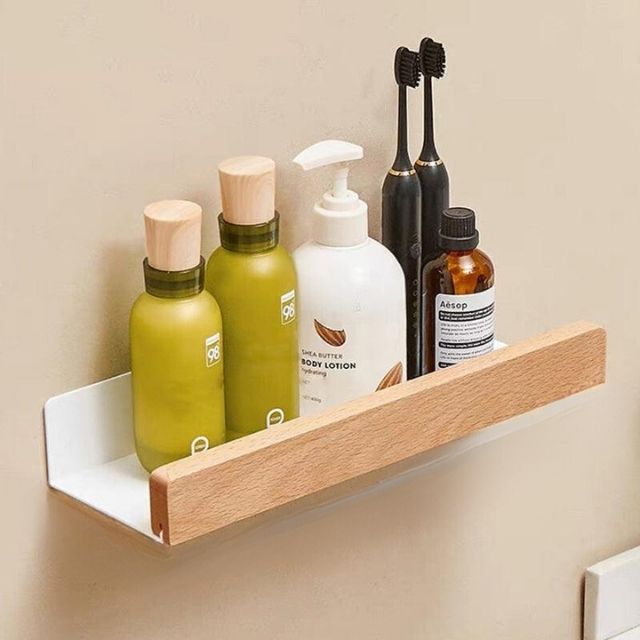 ÉtagiBois – Étagères de salle de bain sans perçage
