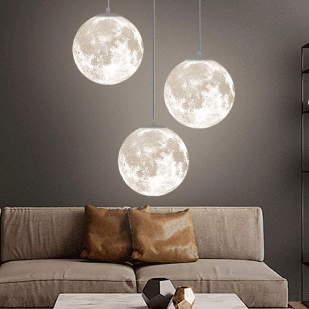 LuneCréa – Suspension lumineuse 3D en forme de lune