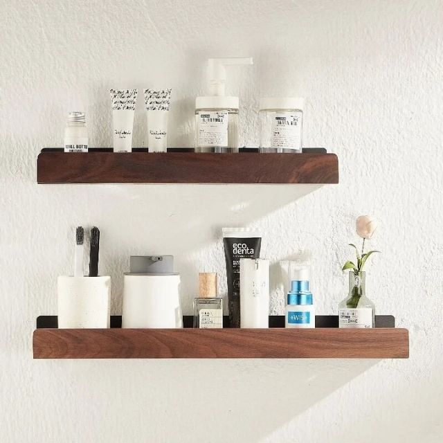 ÉtagiBois – Étagères de salle de bain sans perçage