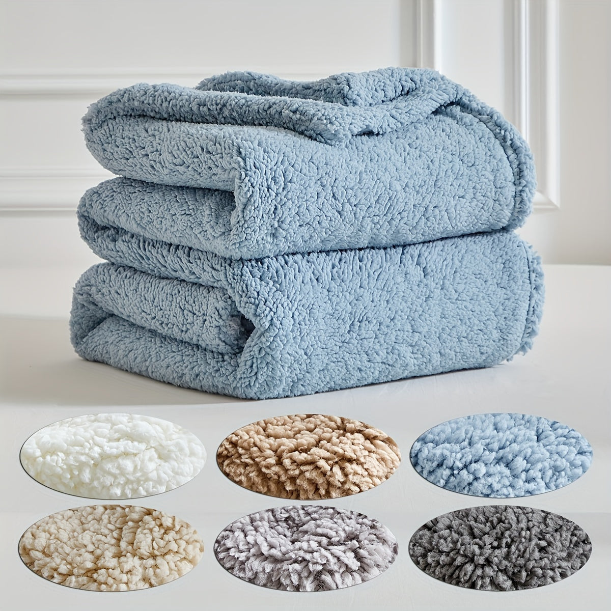 NuageChaud – Couverture sherpa douce & réversible