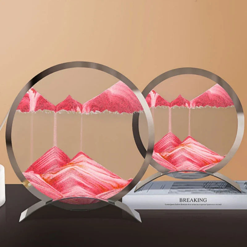 Miroir Art Sand avec éclairage LED