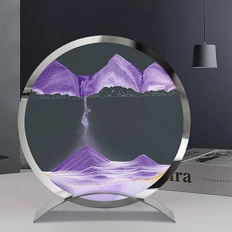 Miroir Art Sand avec éclairage LED