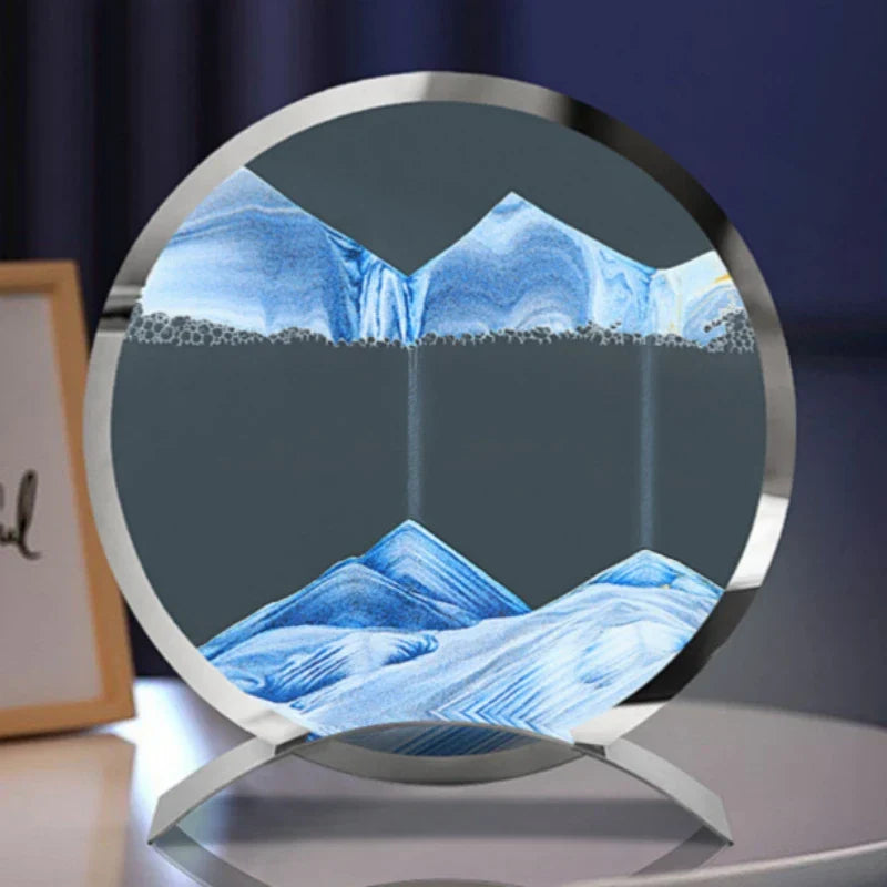 Miroir Art Sand avec éclairage LED