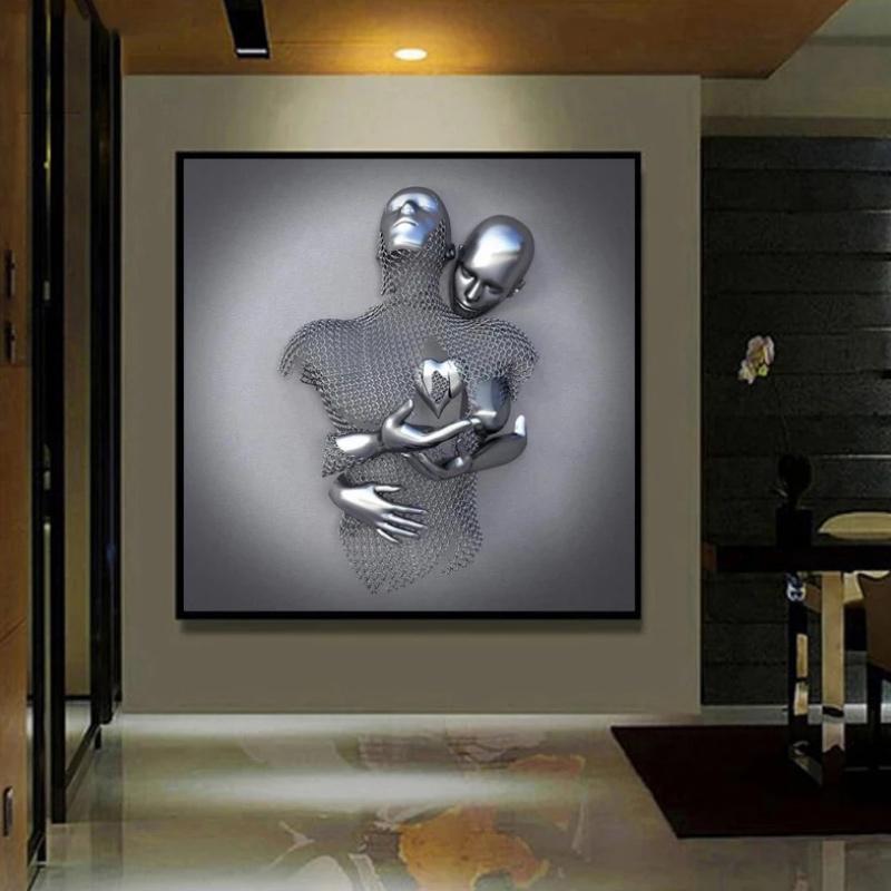 Écho d’Amour – Tableau mural en 3D