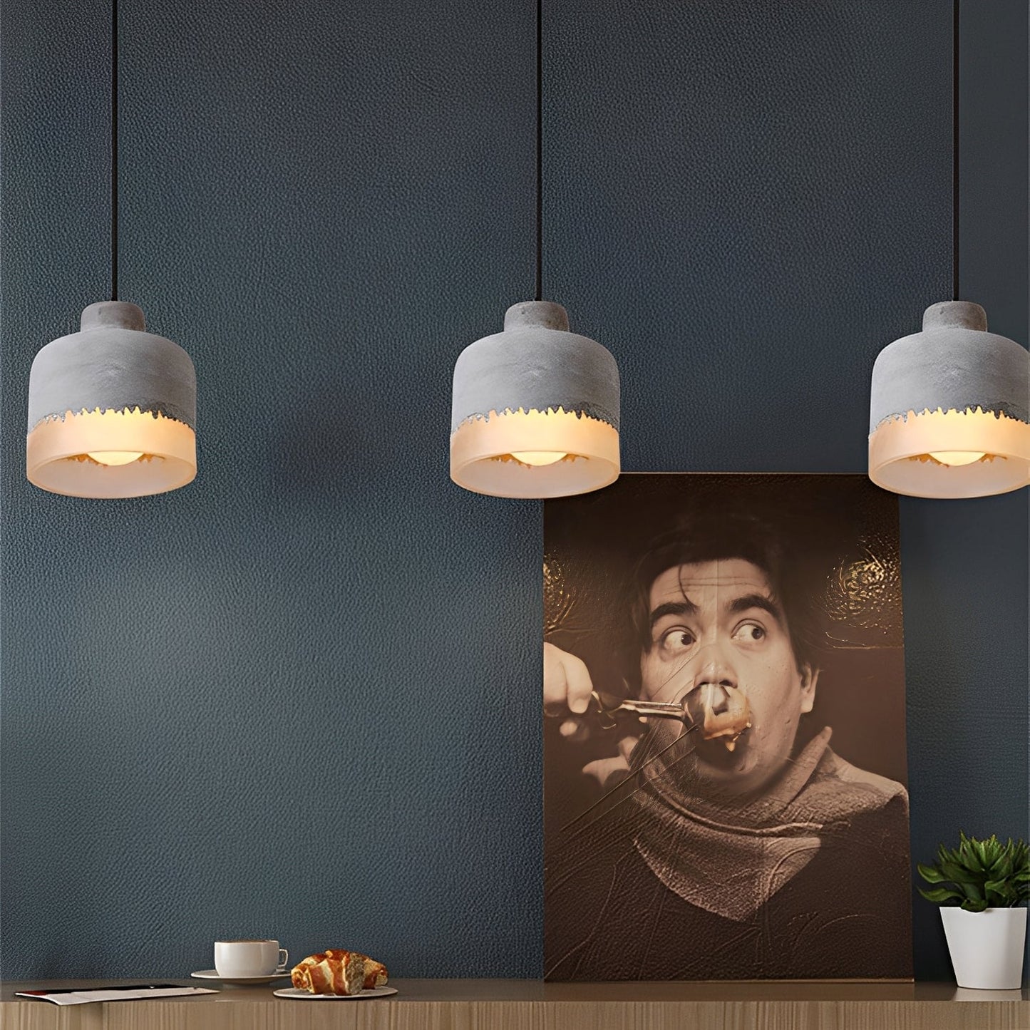 Stell – Rétro Créatif Lustre en Ciment