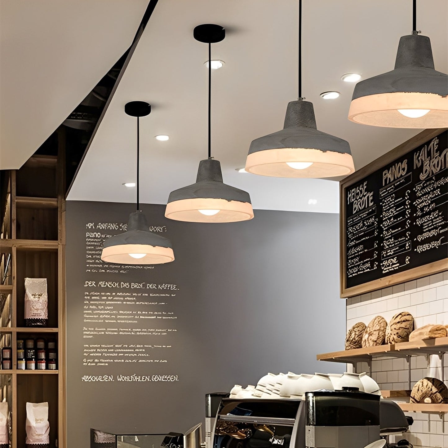Stell – Rétro Créatif Lustre en Ciment
