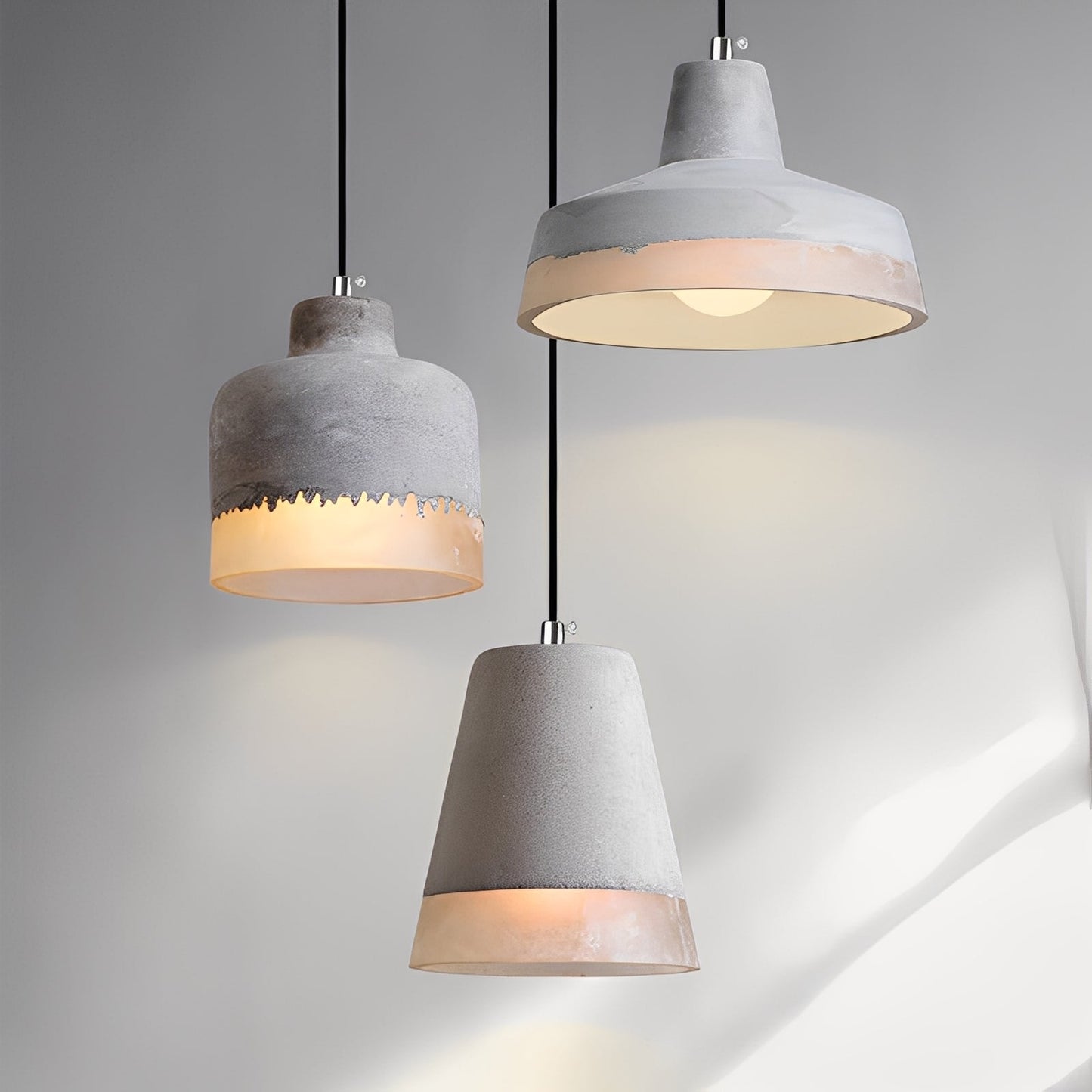 Stell – Rétro Créatif Lustre en Ciment