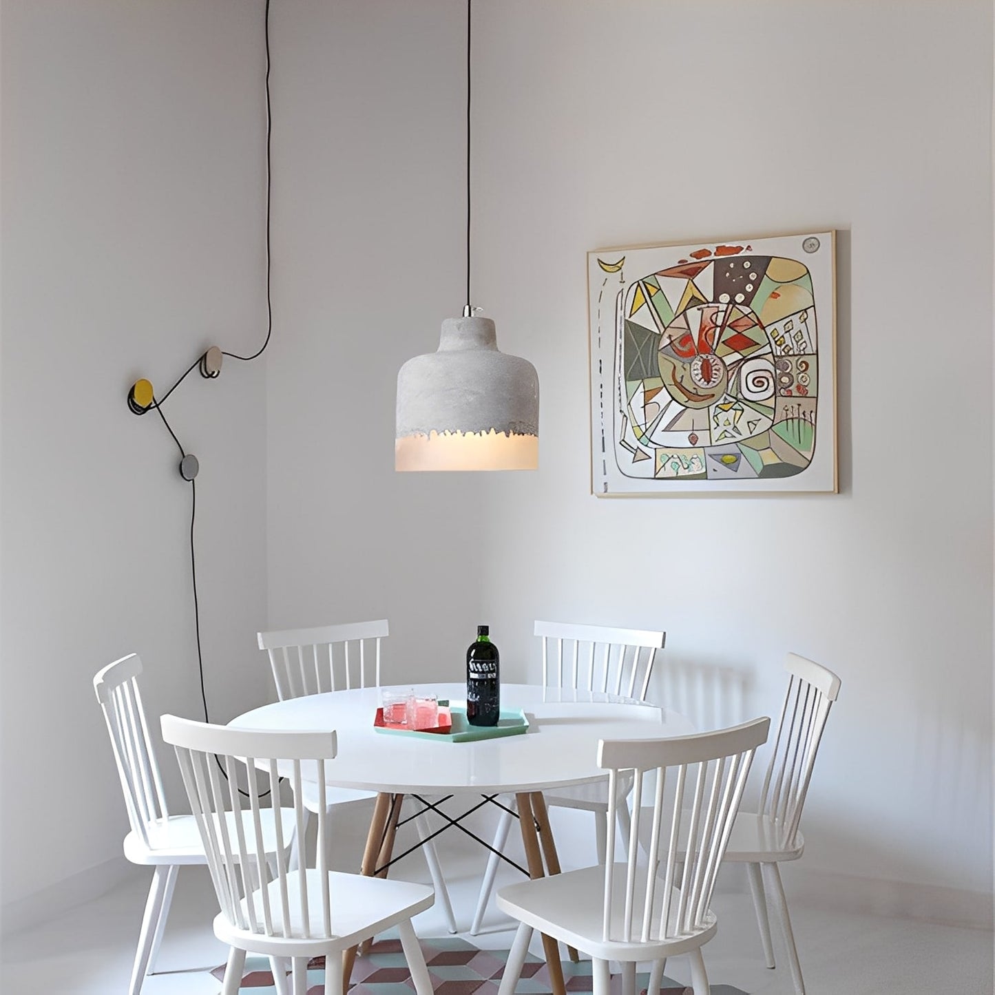 Stell – Rétro Créatif Lustre en Ciment