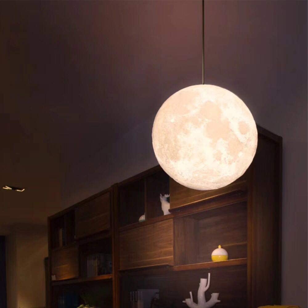 LuneCréa – Suspension lumineuse 3D en forme de lune