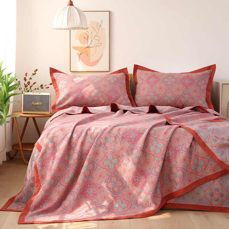 FloraCouette – Couette réversible en coton à motifs floraux