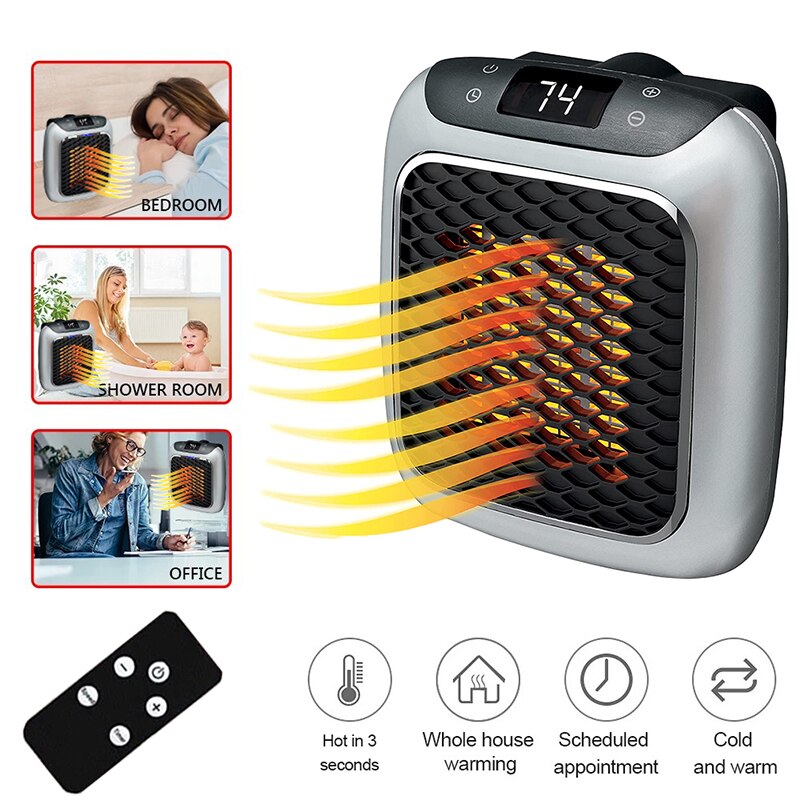 Chauffage mural électrique – Compact, intelligent et télécommandé