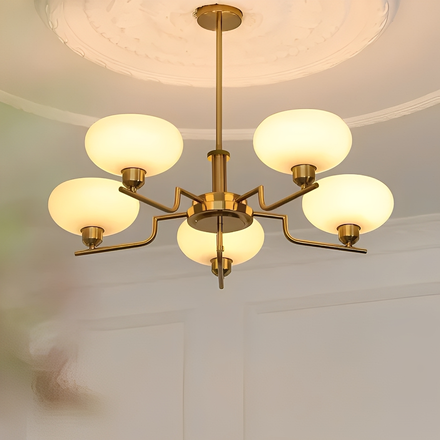 Selva – Lustre Style Crème Rétro
