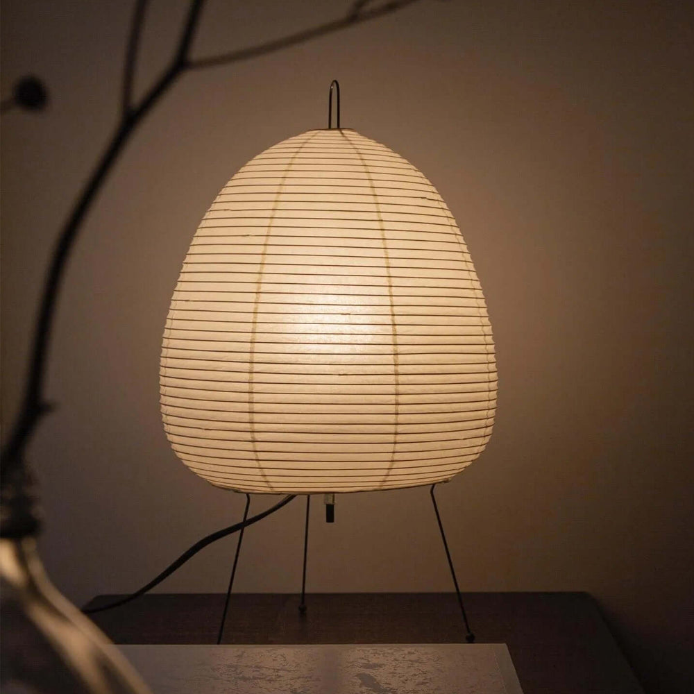 Aki – Lampe de table japonaise en papier de riz