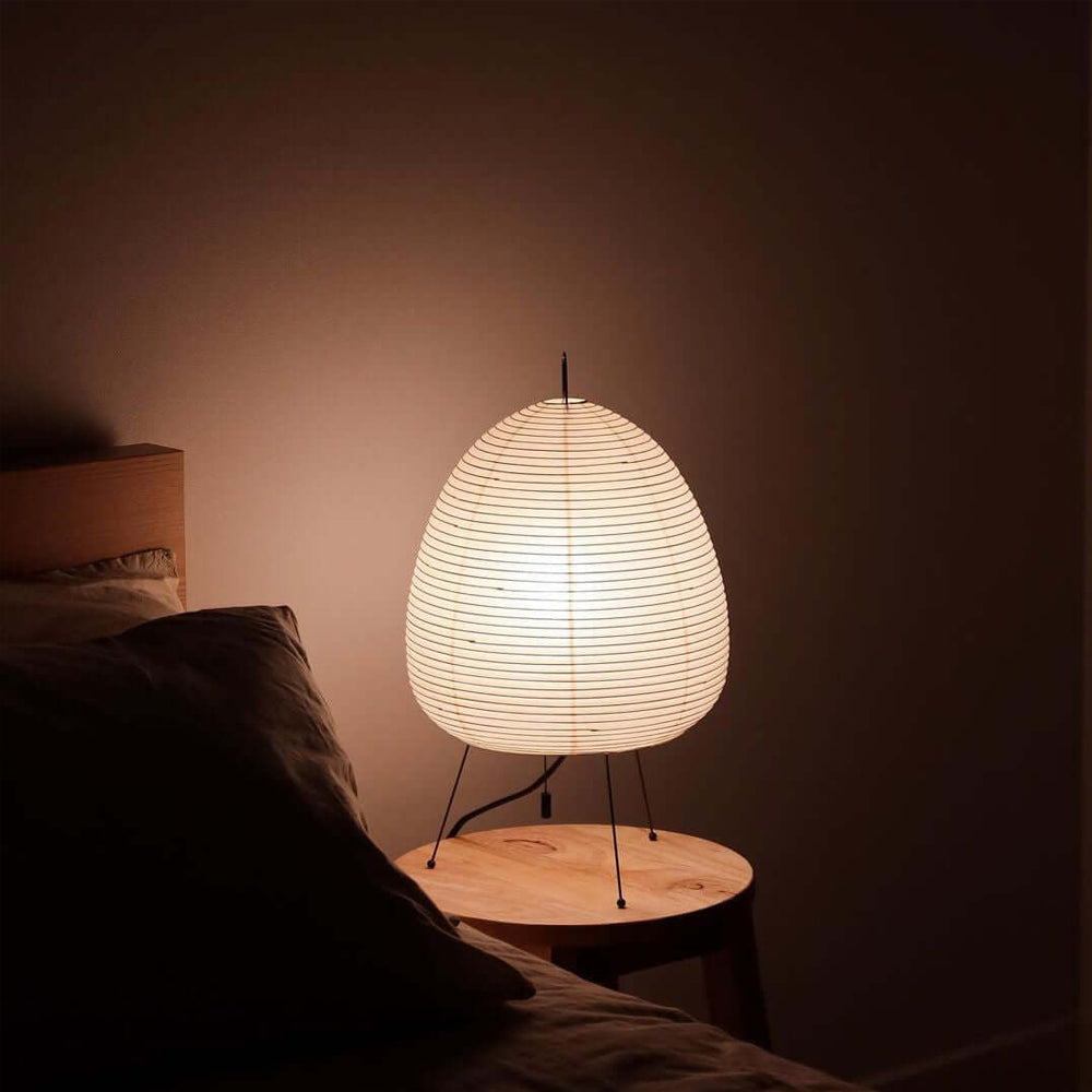Aki – Lampe de table japonaise en papier de riz