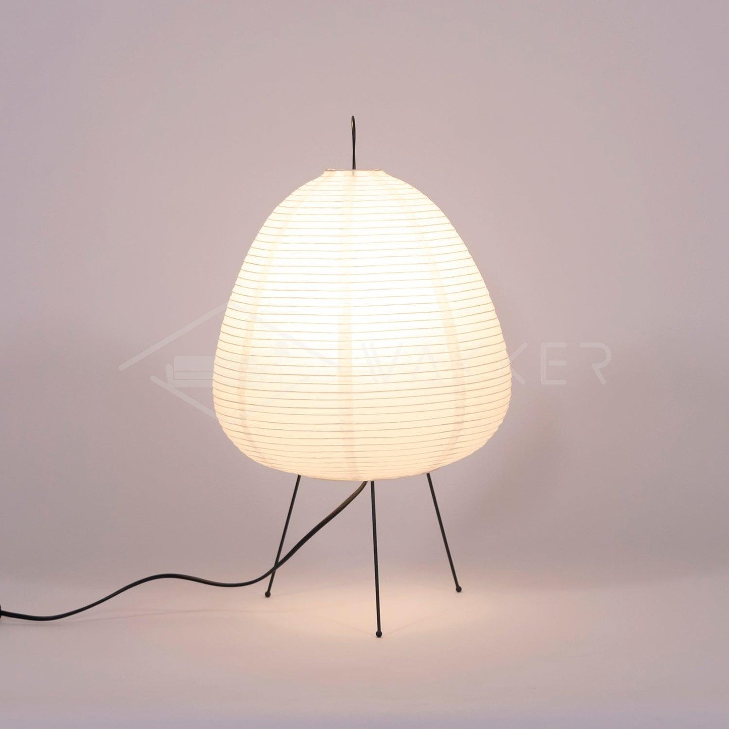 Aki – Lampe de table japonaise en papier de riz