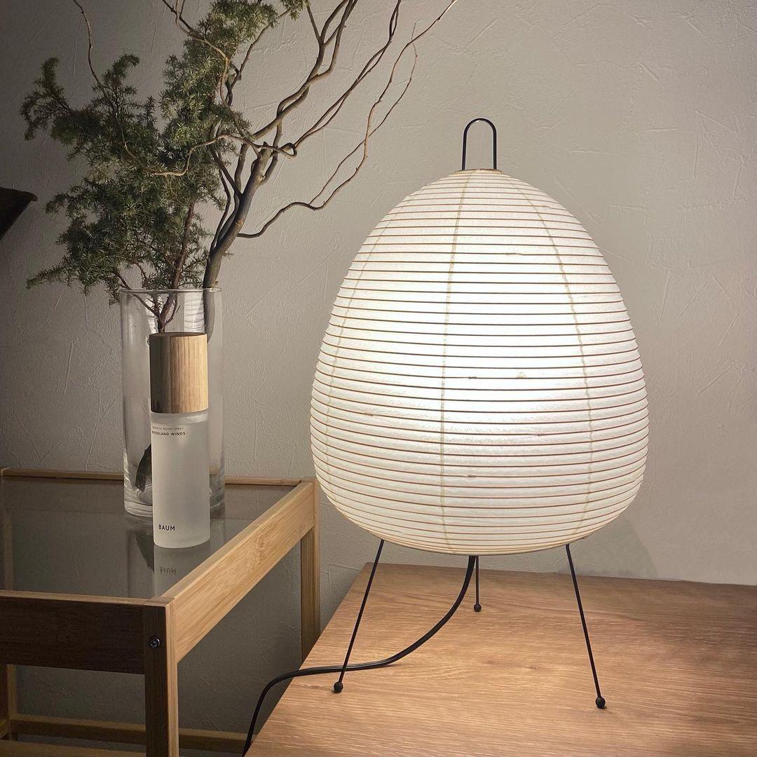 Aki – Lampe de table japonaise en papier de riz